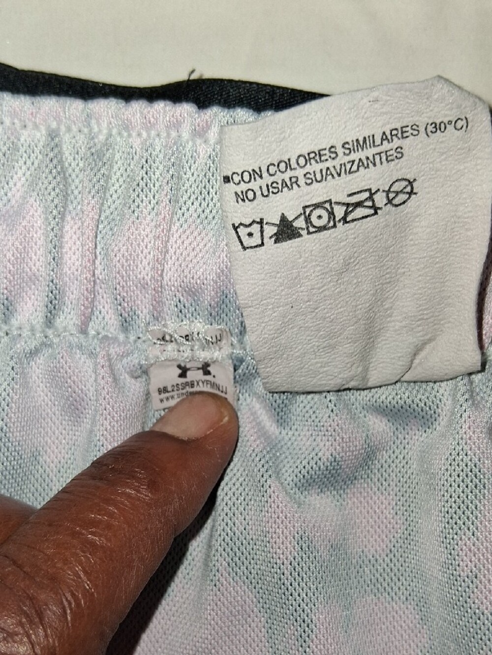 Under Armour Pink and Black Printed Women’s Athletic Shorts - Picture 8 of 8